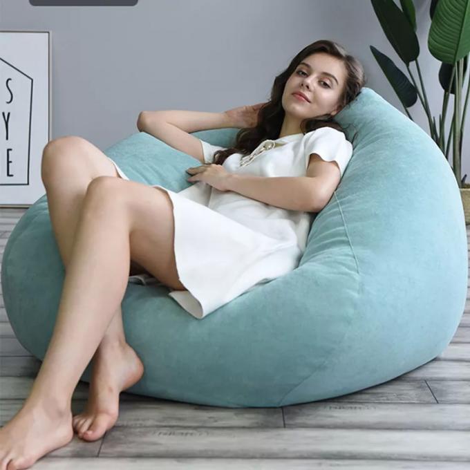 বহিরঙ্গন 7Ft Giant Bean Bag Lounge Chair নরম ভুয়া পশম ফ্যাব্রিক ইপিএস ফিল 17