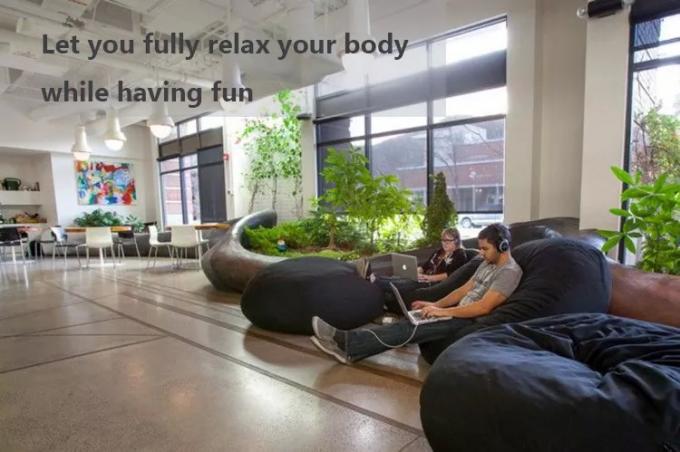 বহিরঙ্গন 7Ft Giant Bean Bag Lounge Chair নরম ভুয়া পশম ফ্যাব্রিক ইপিএস ফিল 18