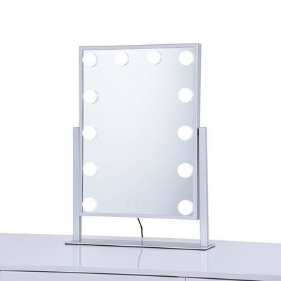 OEM টেকসই ড্রেসিং রুম আলোকিত কসমেটিক সৌন্দর্য LED লাইট সঙ্গে ভ্যানিটি মিরর