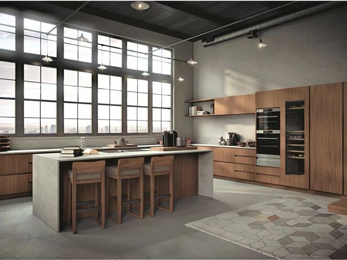 Home Kitchen Cabinets And Countertops Acrylic Finish Manufactured গৃহস্থালি রান্নাঘর ক্যাবিনেট এবং কাউন্টারটপ এক্রাইলিক ফিনিস 0